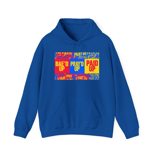 Blocked "Bae'd Up" Hoodie