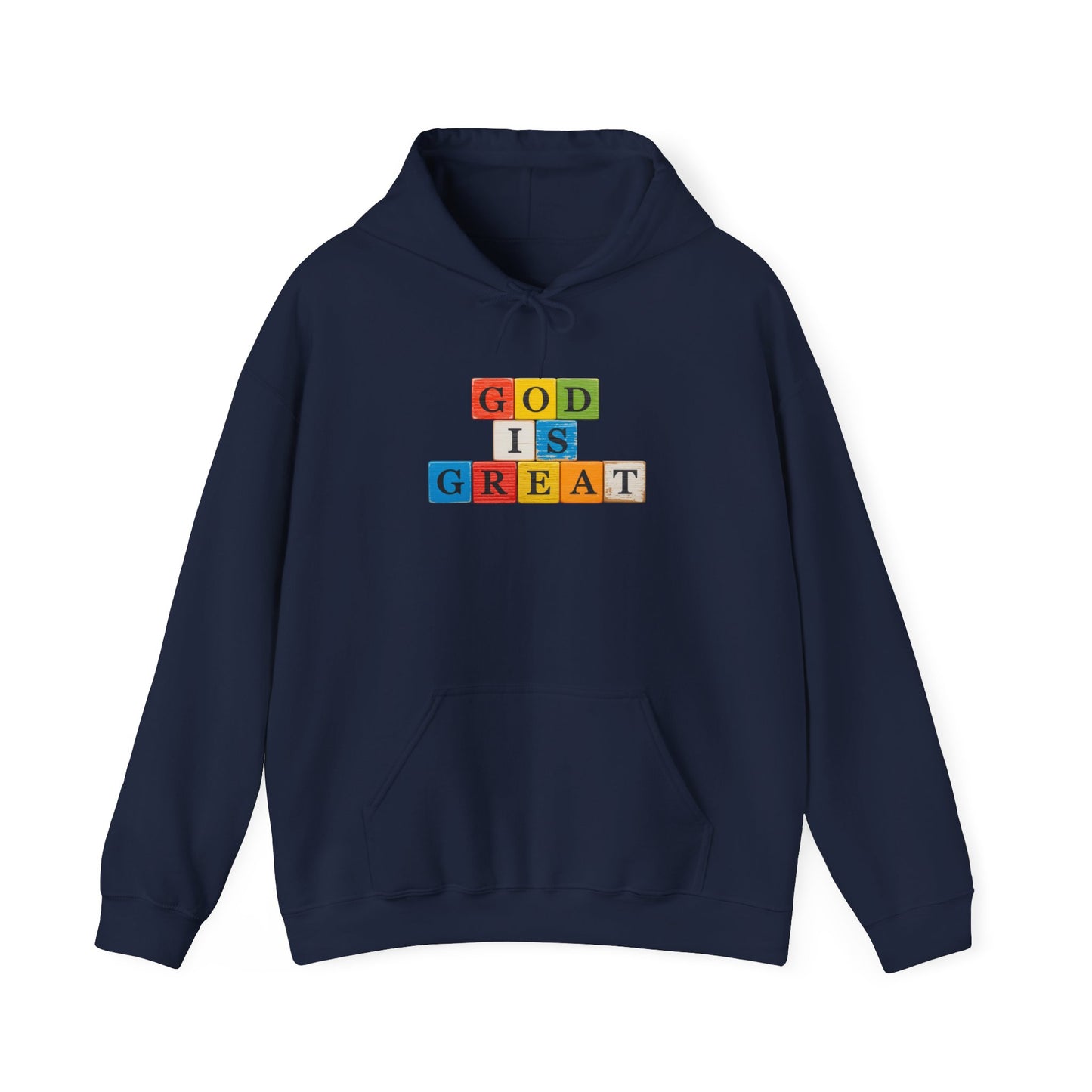Blocked "God is" Hoodie