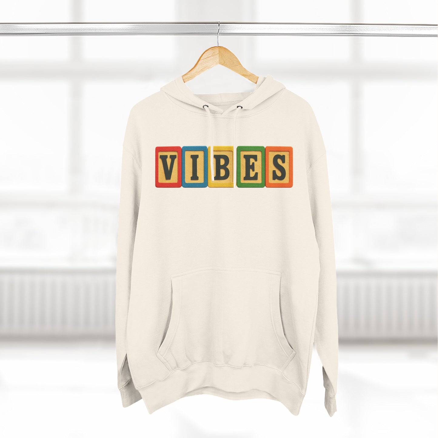 Blocked "VIBES" Hoodie