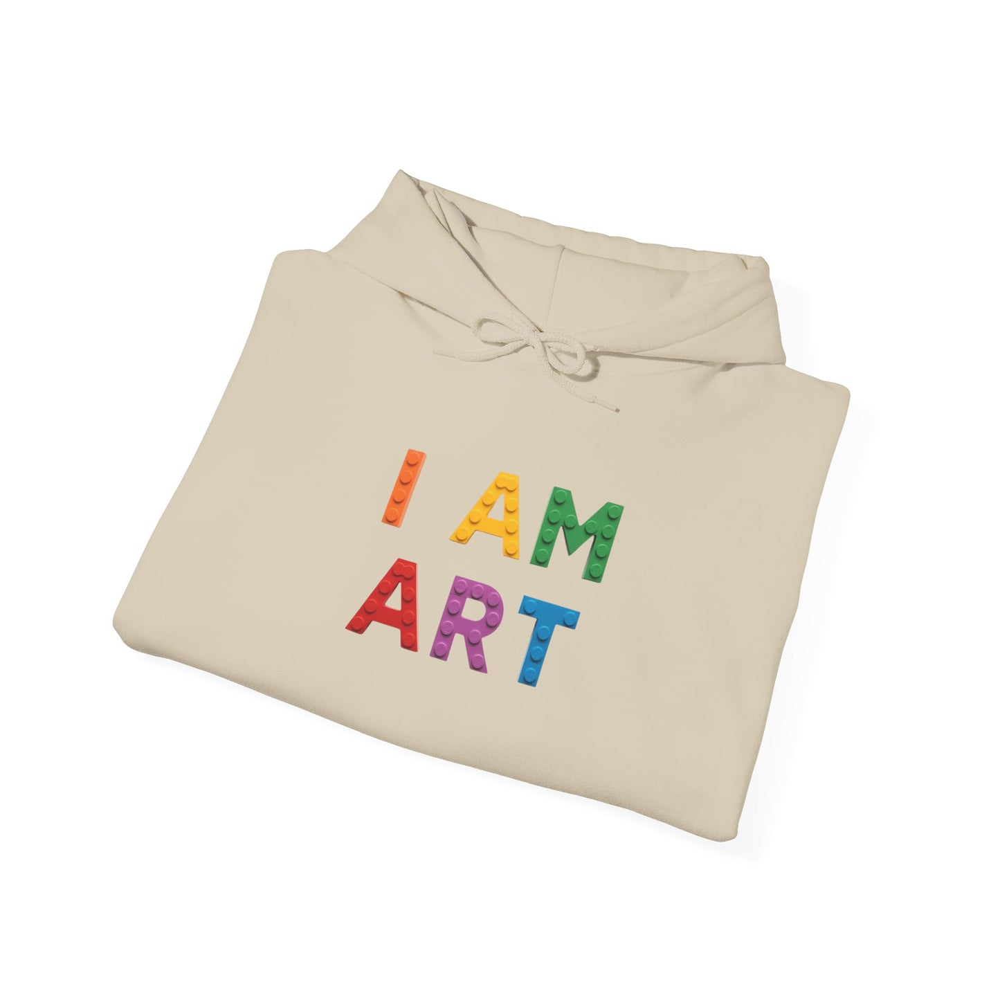 Blocked "I am Art" Hoodie