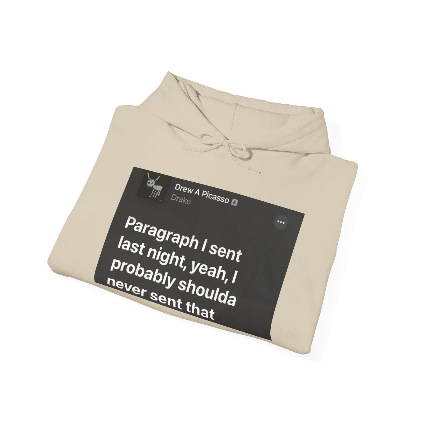Blocked "Paragraph" Hoodie