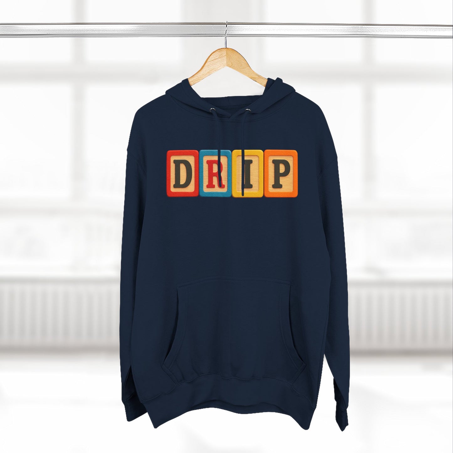 Blocked "DRIP" Hoodie