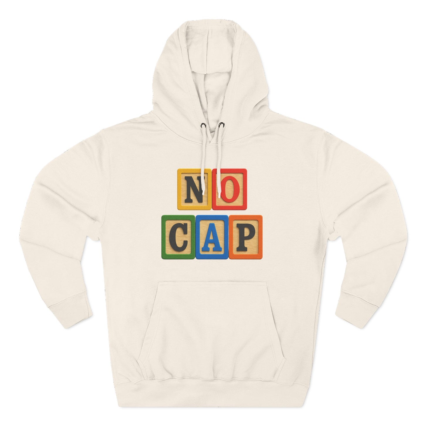 Blocked "No Cap" Hoodie