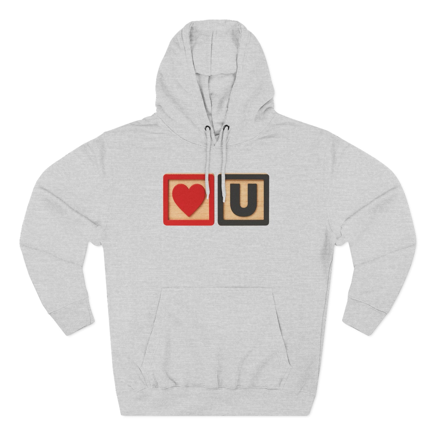 Blocked "Love You" Hoodie