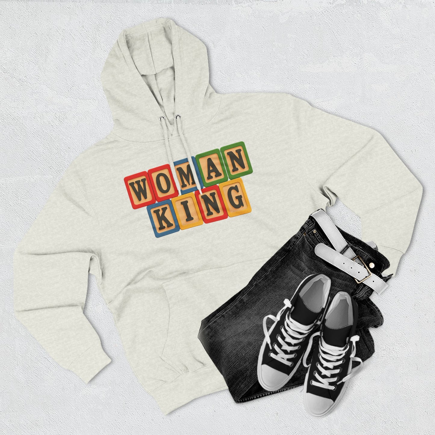 Blocked "Woman King" Hoodie