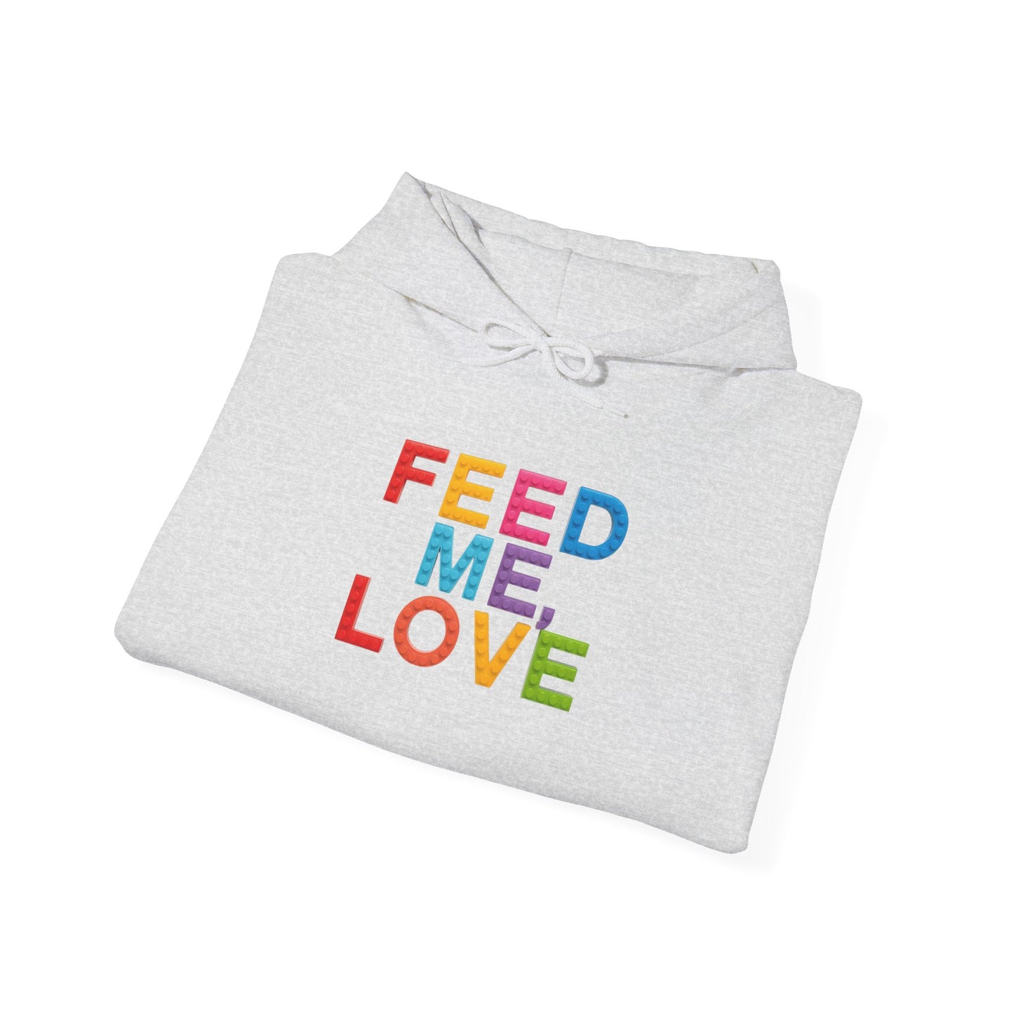 Blocked "Feed Me, Love" Hoodie