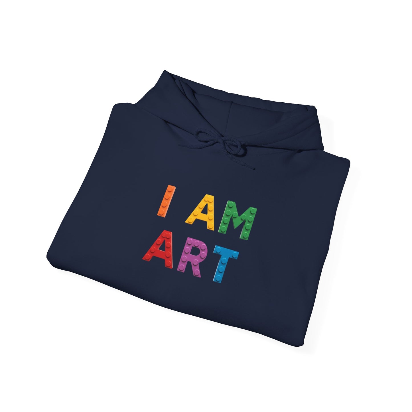 Blocked "I am Art" Hoodie