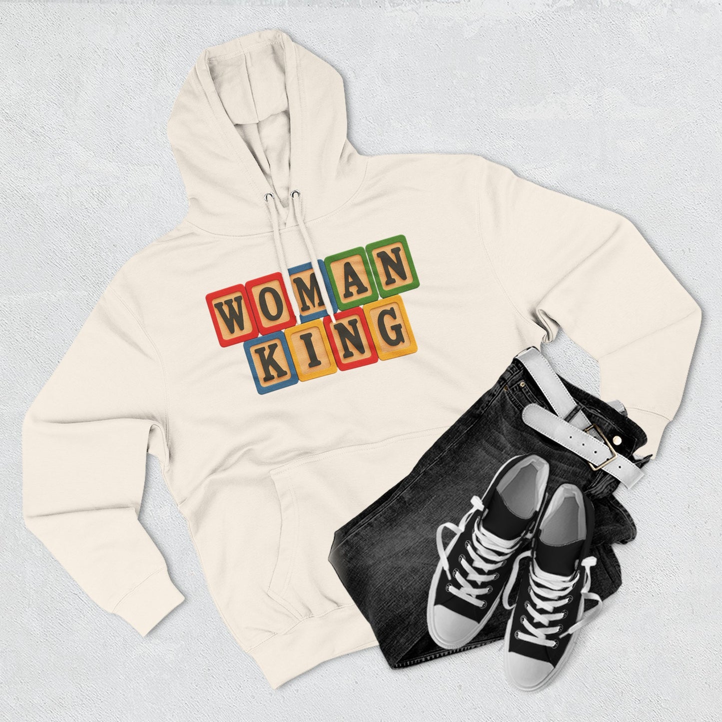 Blocked "Woman King" Hoodie