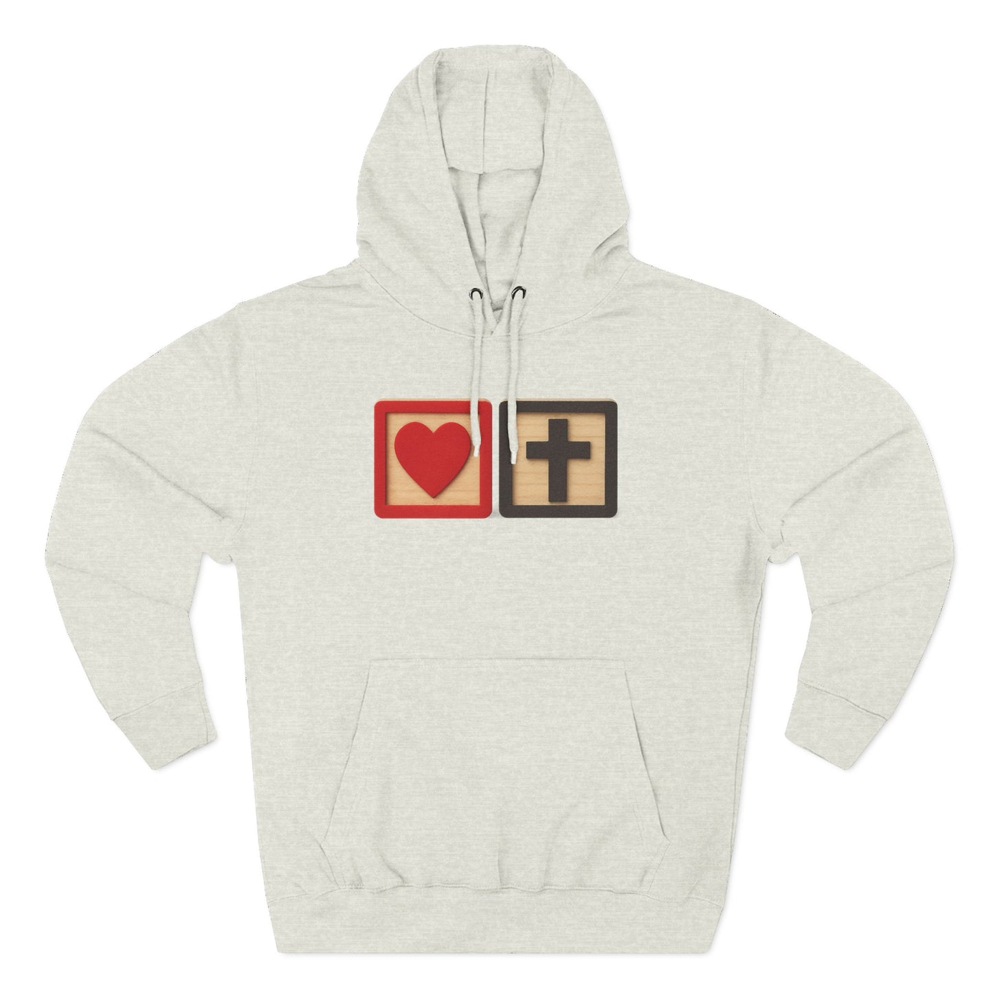 Blocked "Love Christ" Hoodie