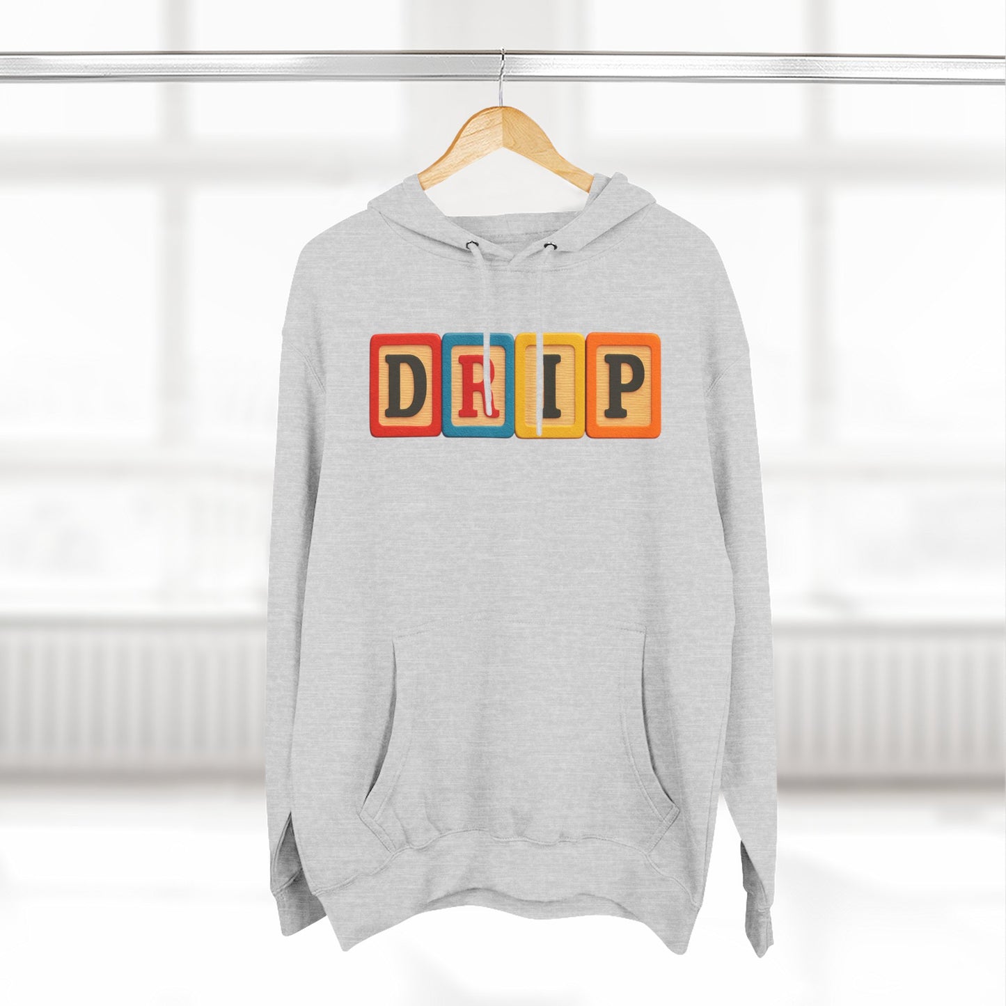 Blocked "DRIP" Hoodie