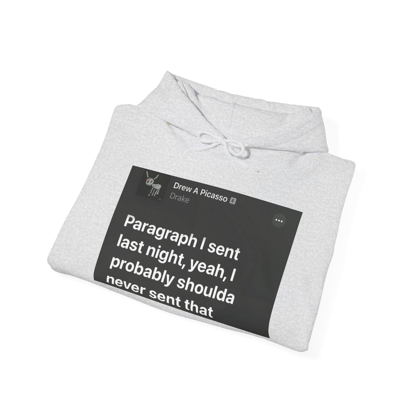 Blocked "Paragraph" Hoodie