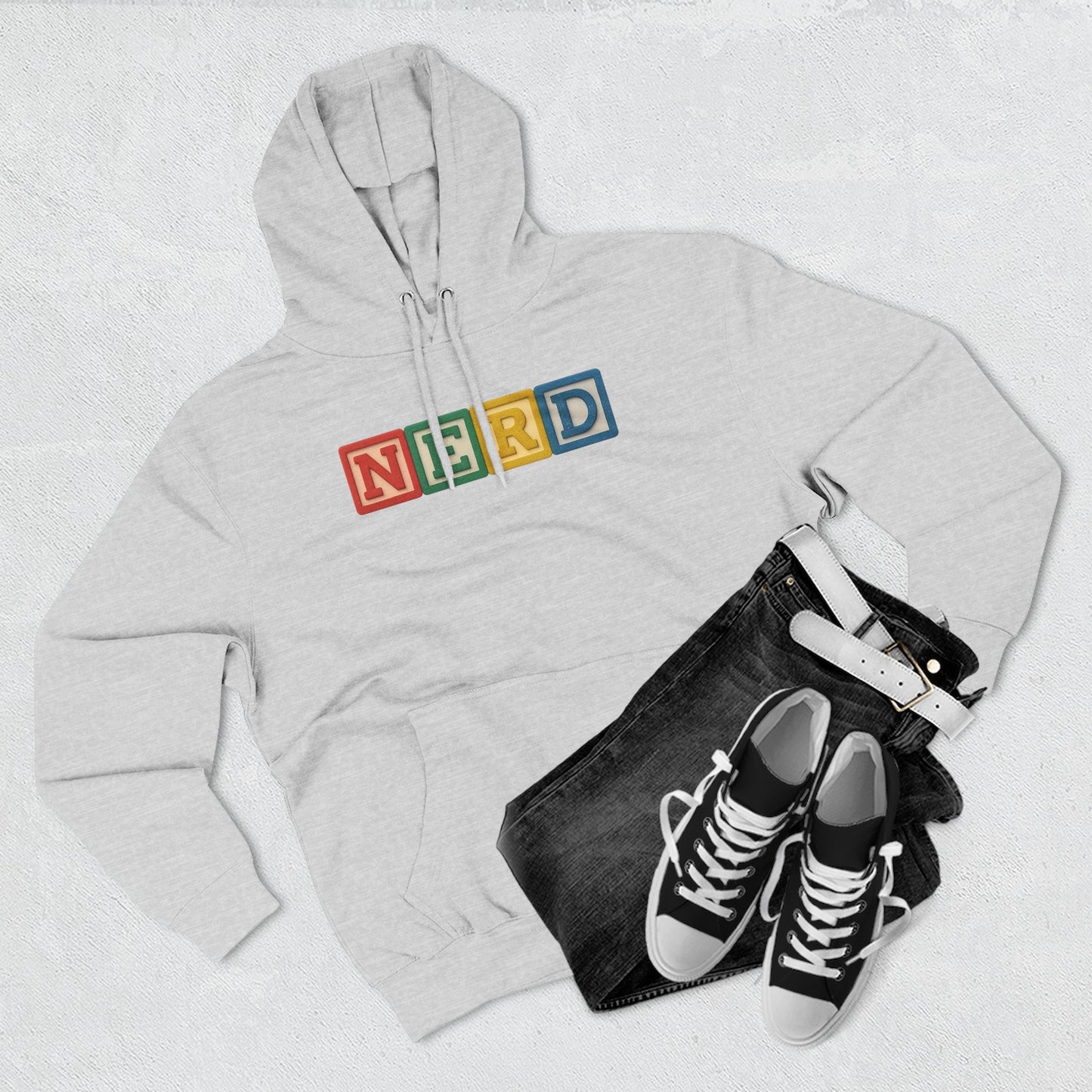Blocked "NERD" Hoodie