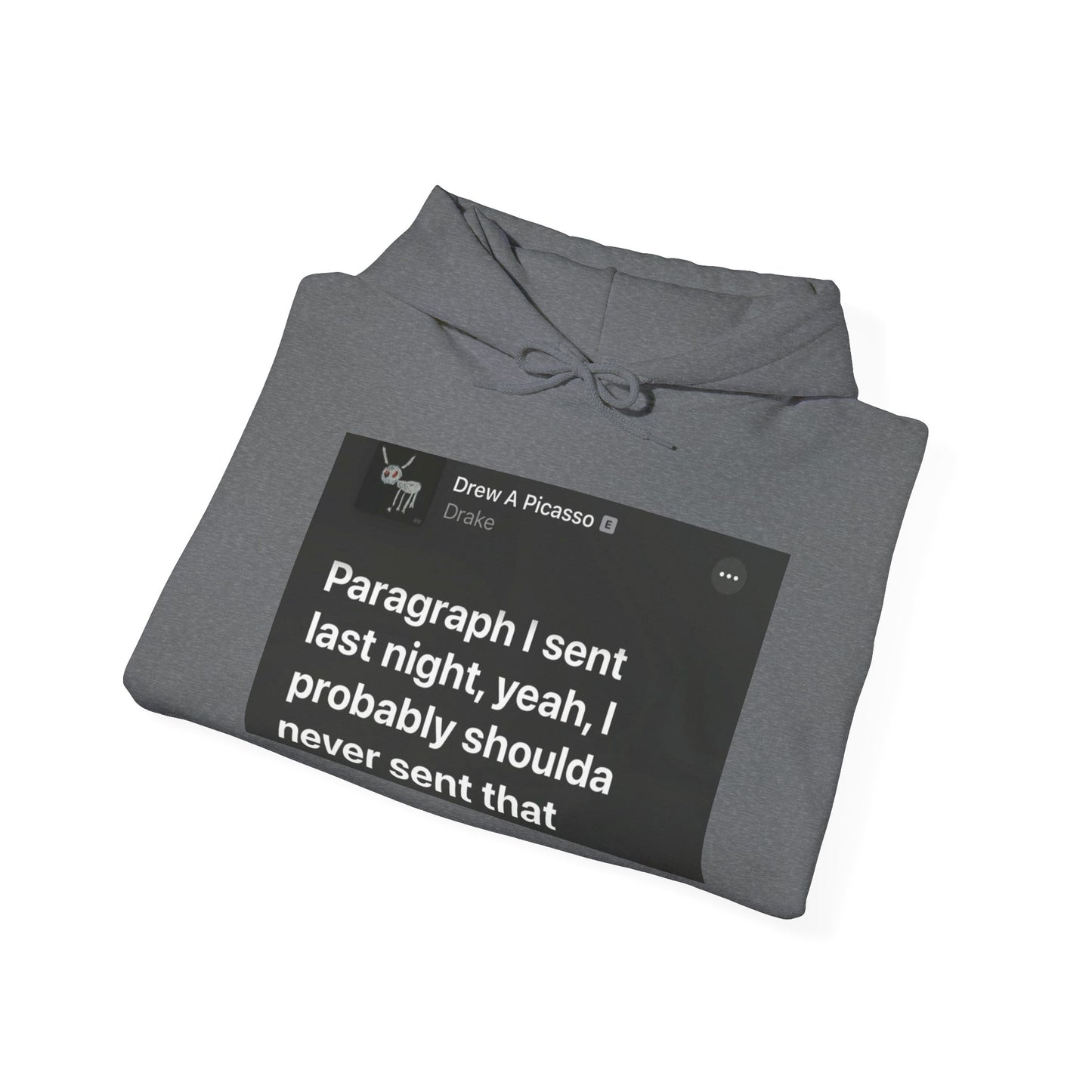 Blocked "Paragraph" Hoodie