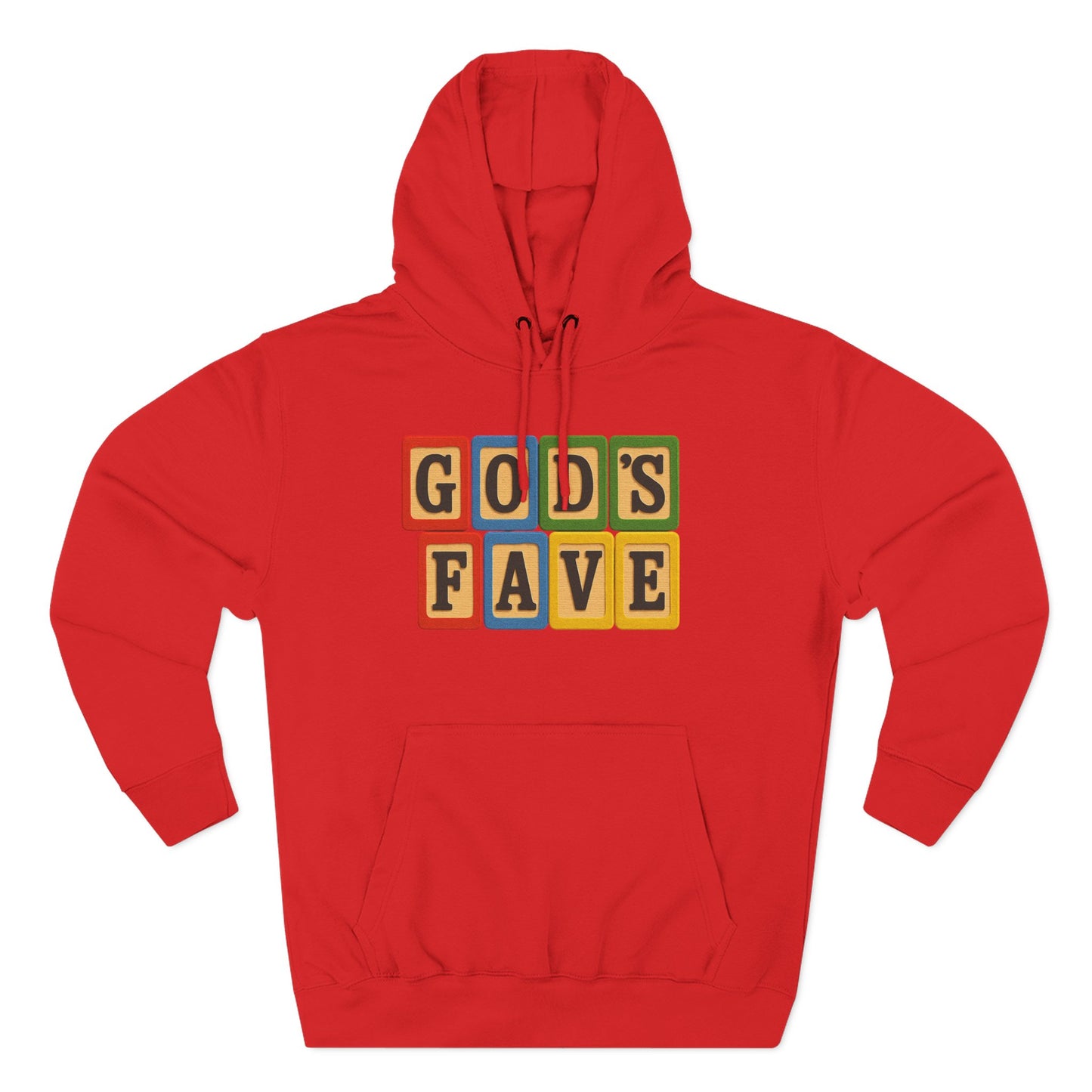 Blocked "God's Fave" Hoodie