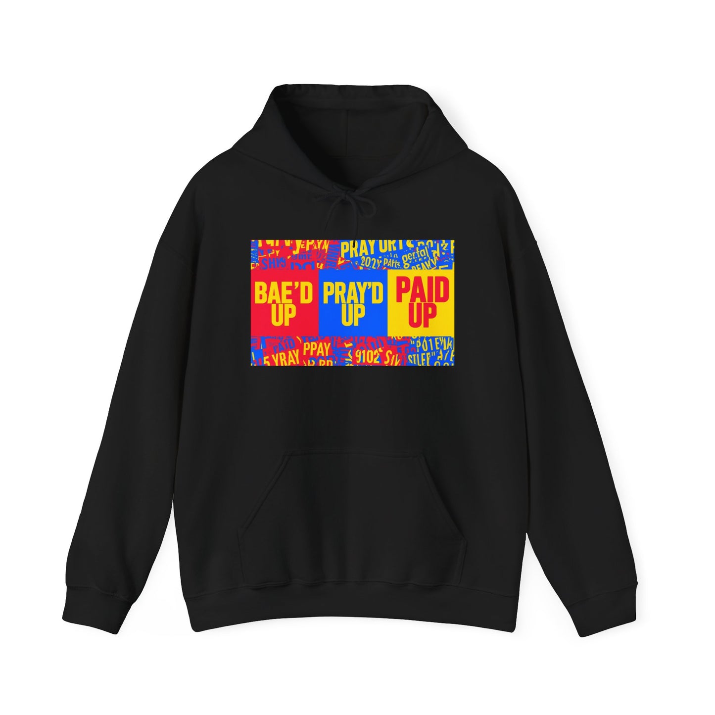 Blocked "Bae'd Up" Hoodie