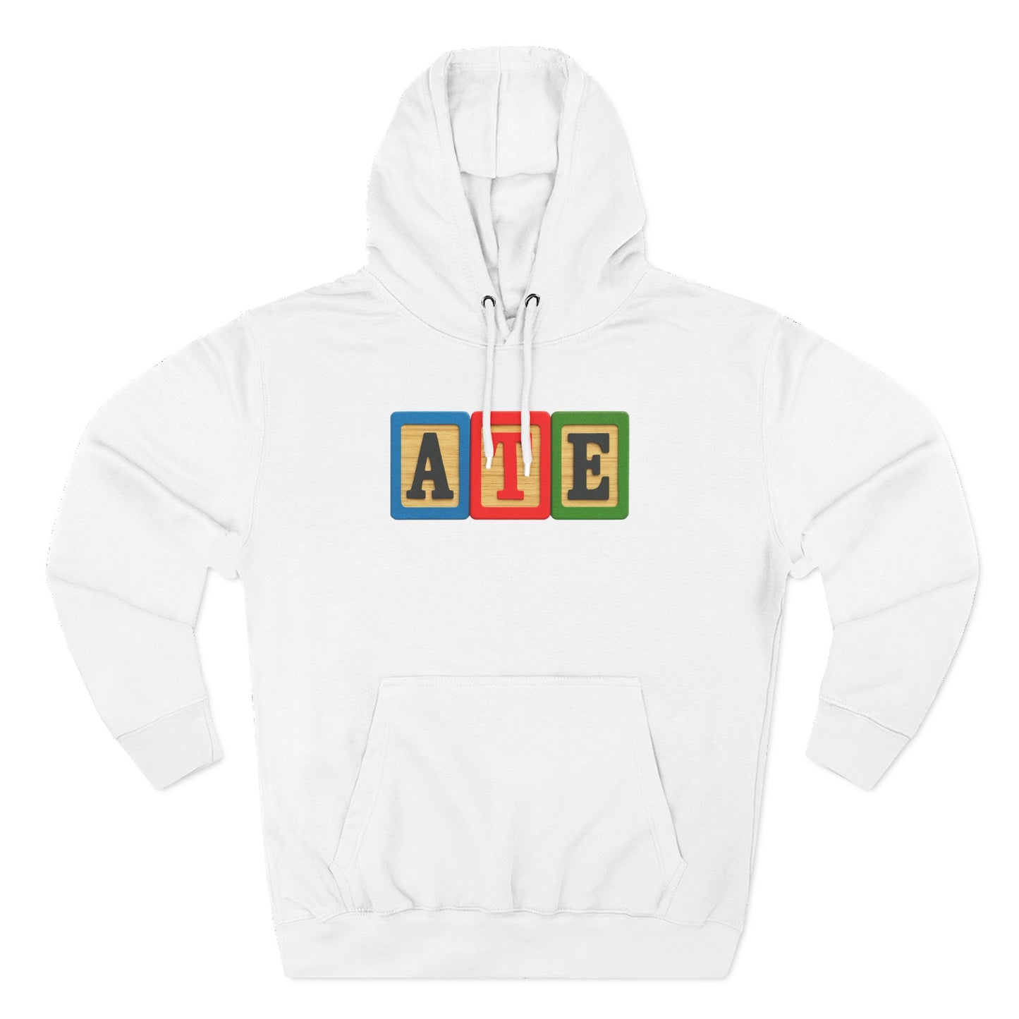Blocked "ATE" Hoodie