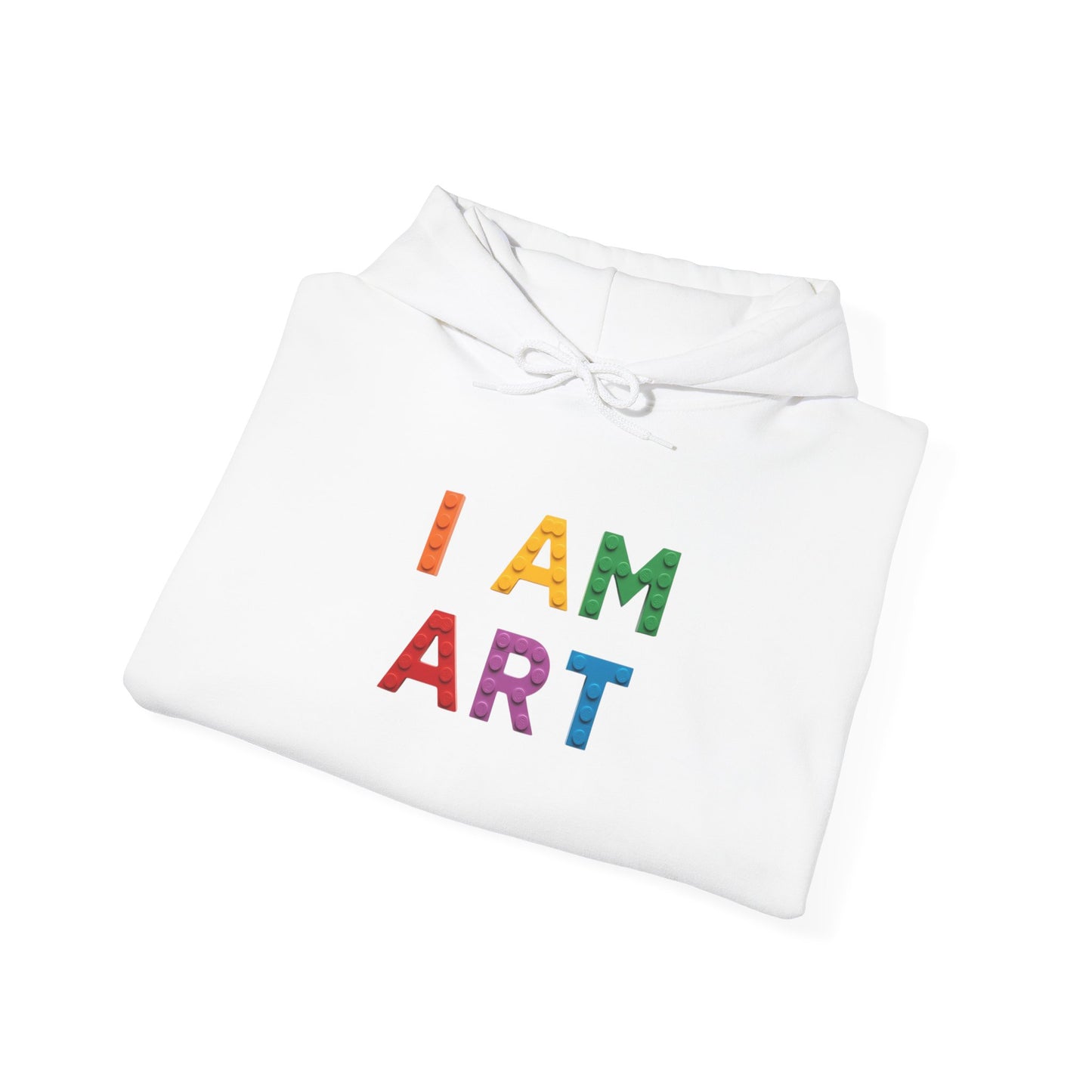 Blocked "I am Art" Hoodie