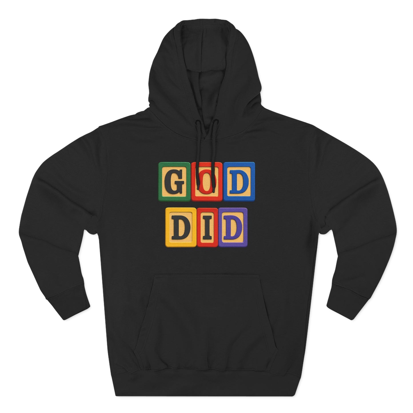 Blocked "God Did" Hoodie