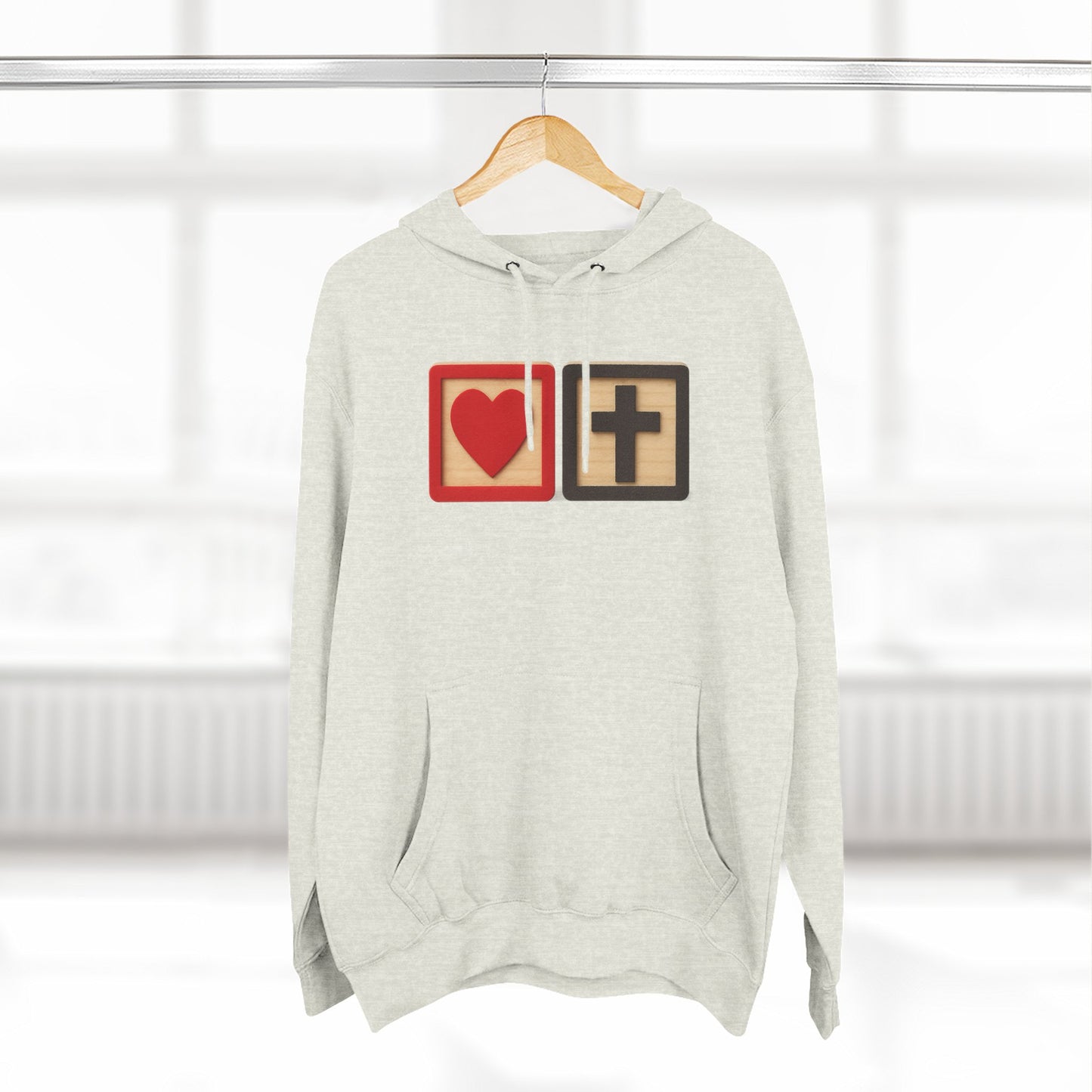 Blocked "Love Christ" Hoodie