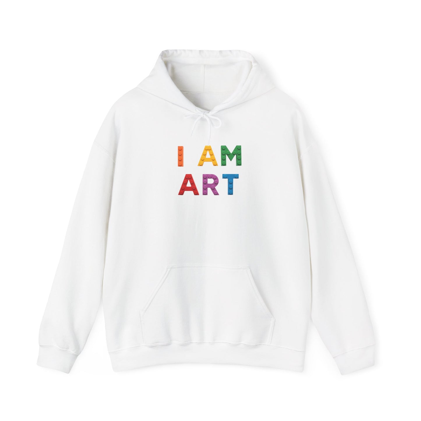 Blocked "I am Art" Hoodie