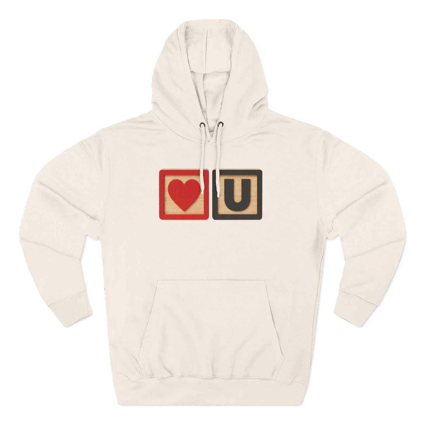 Blocked "Love You" Hoodie