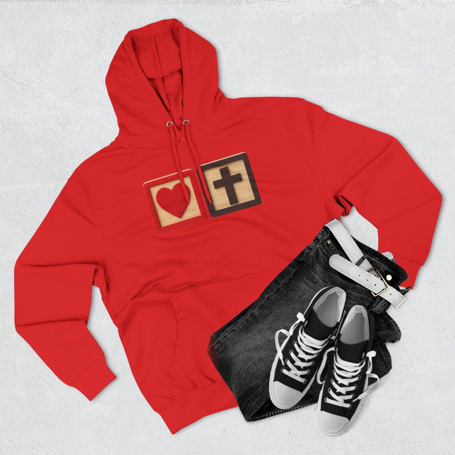 Blocked "Love Christ" Hoodie
