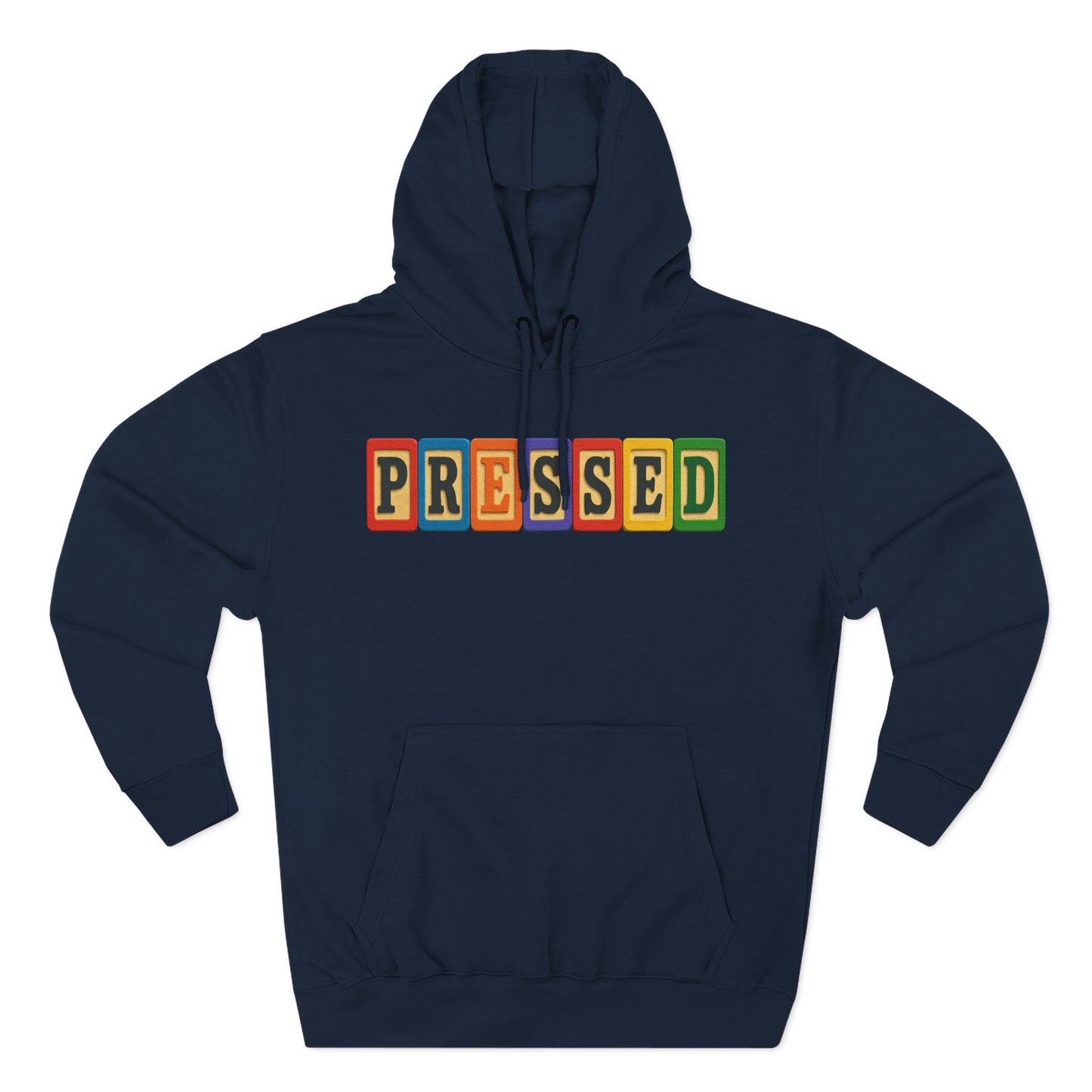 Blocked "Pressed" Hoodie