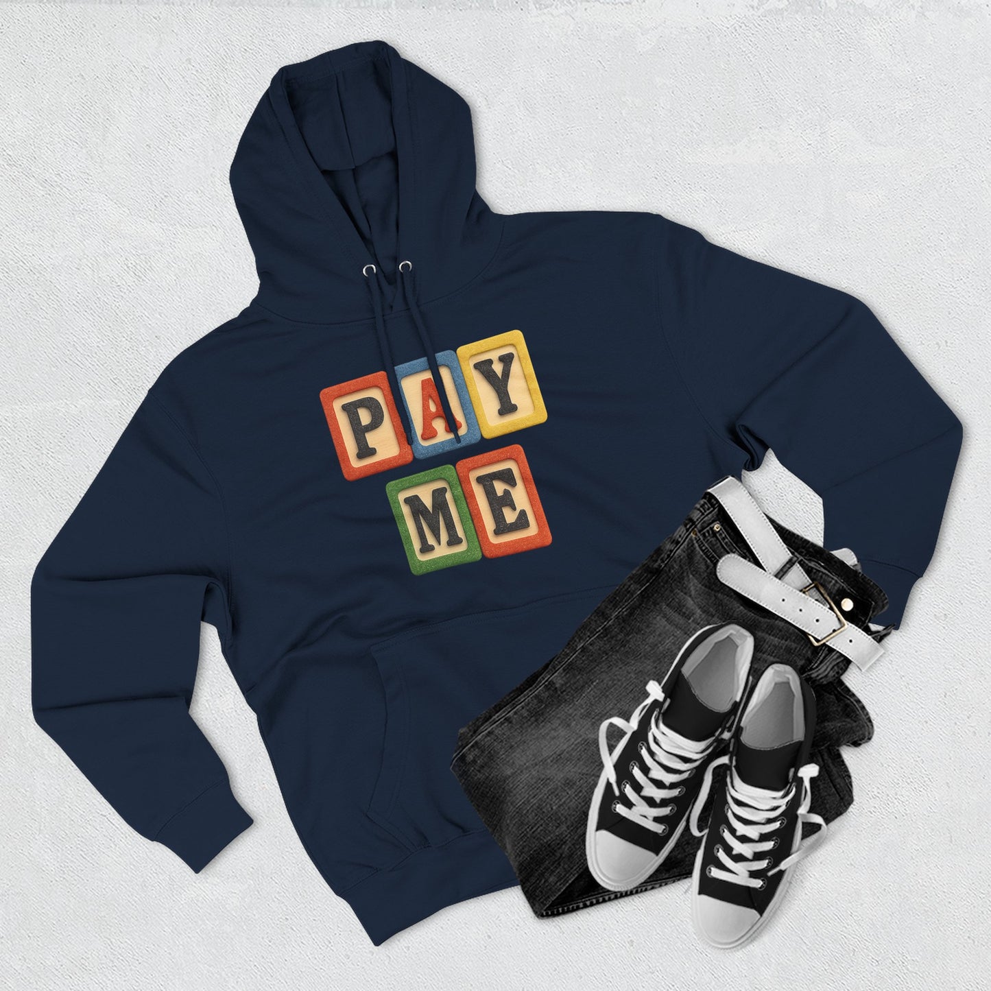 Blocked "Pay Me" Hoodie