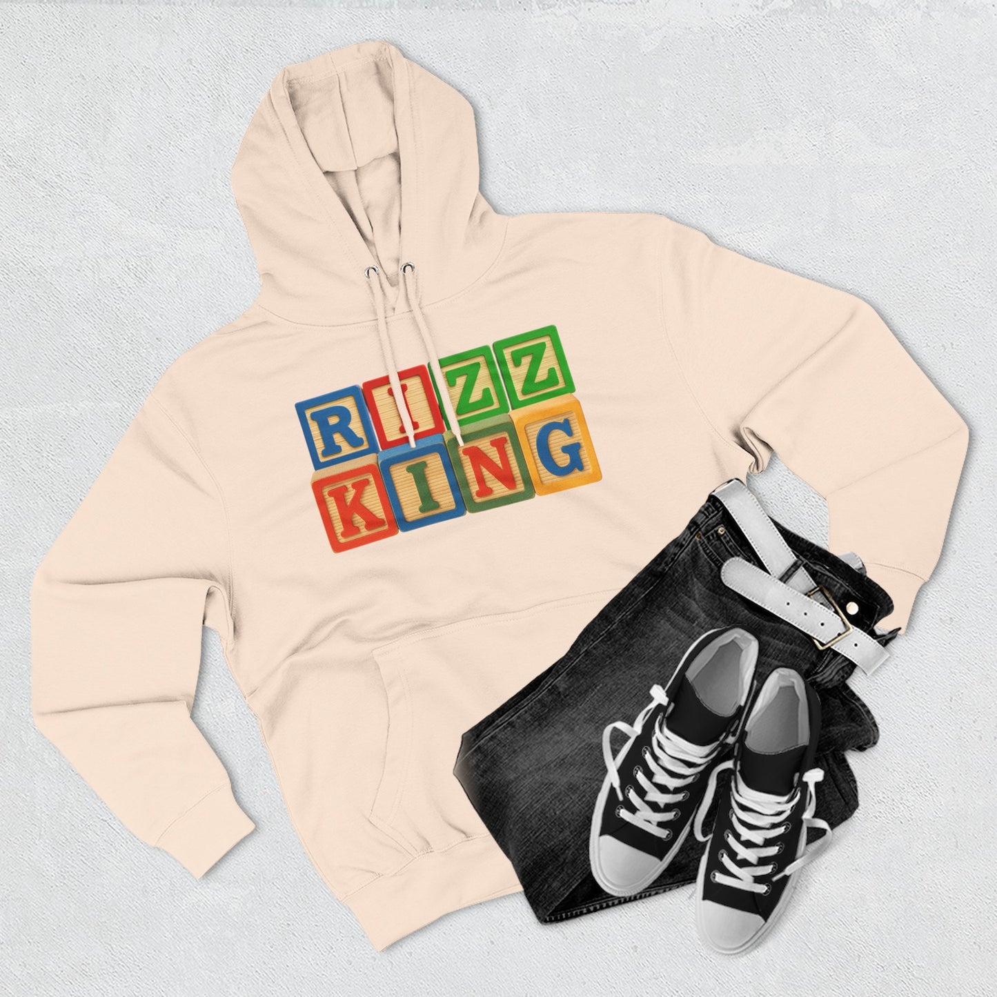 Blocked "Rizz King" Hoodie