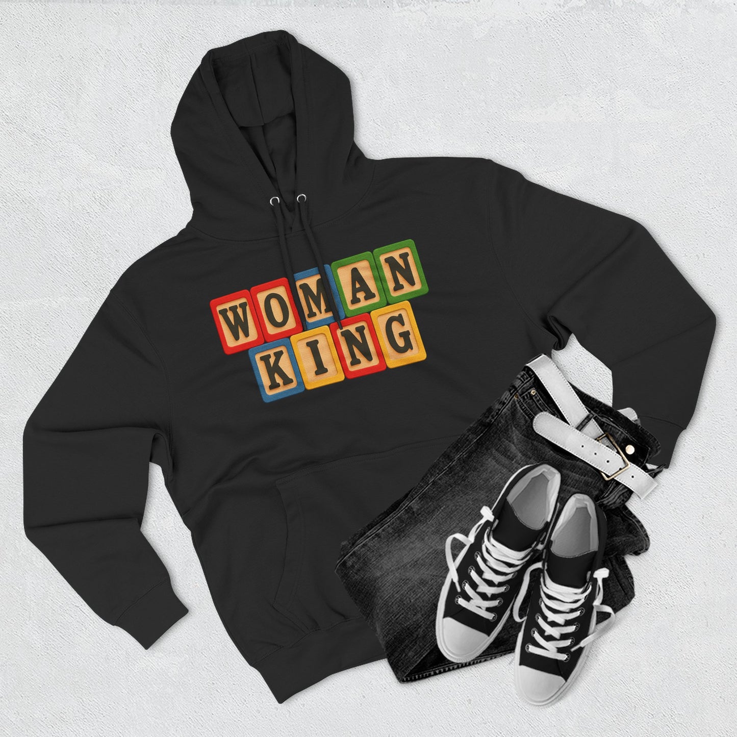 Blocked "Woman King" Hoodie