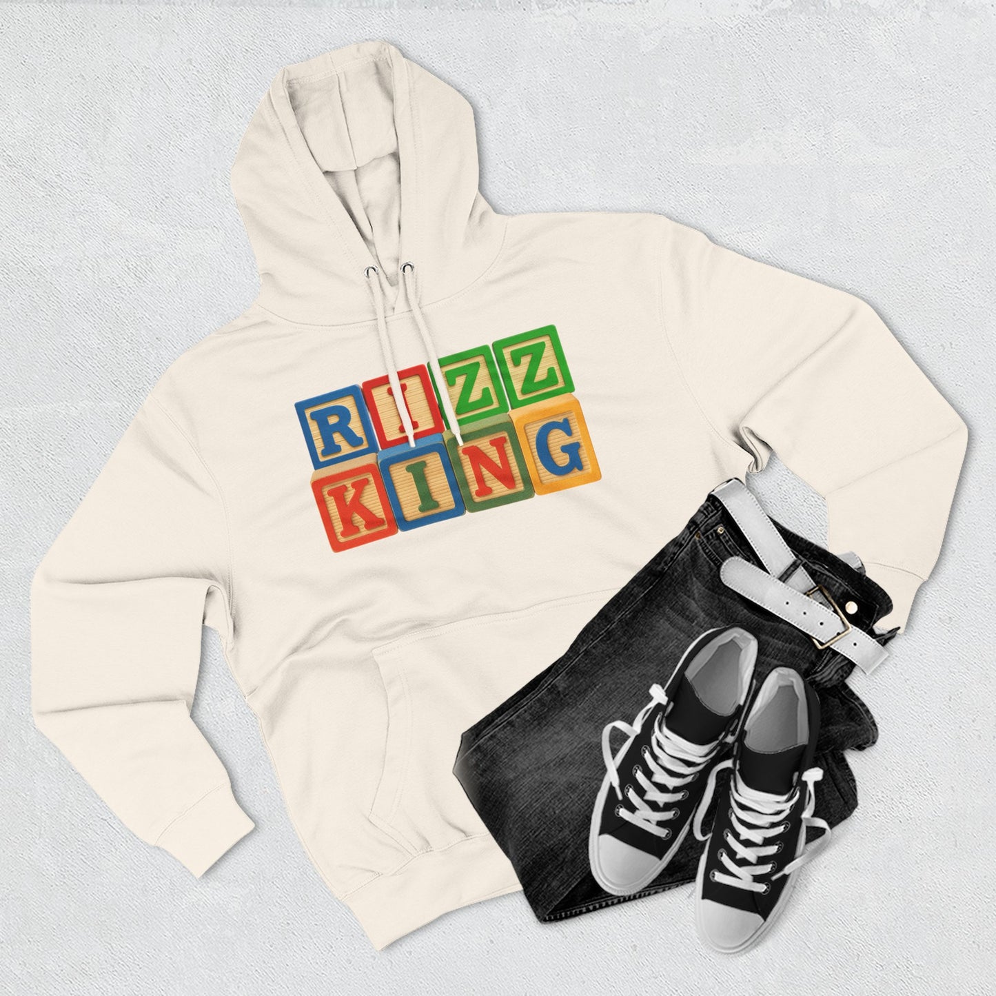 Blocked "Rizz King" Hoodie