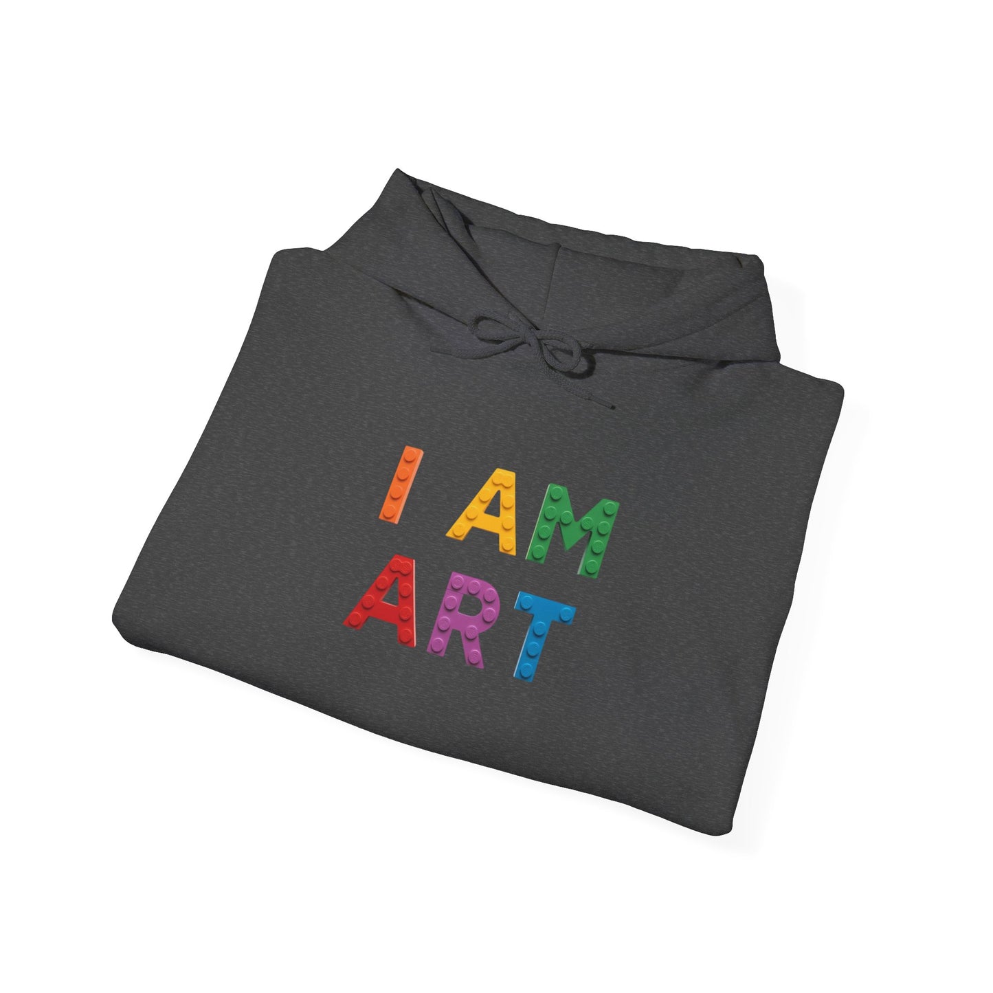 Blocked "I am Art" Hoodie