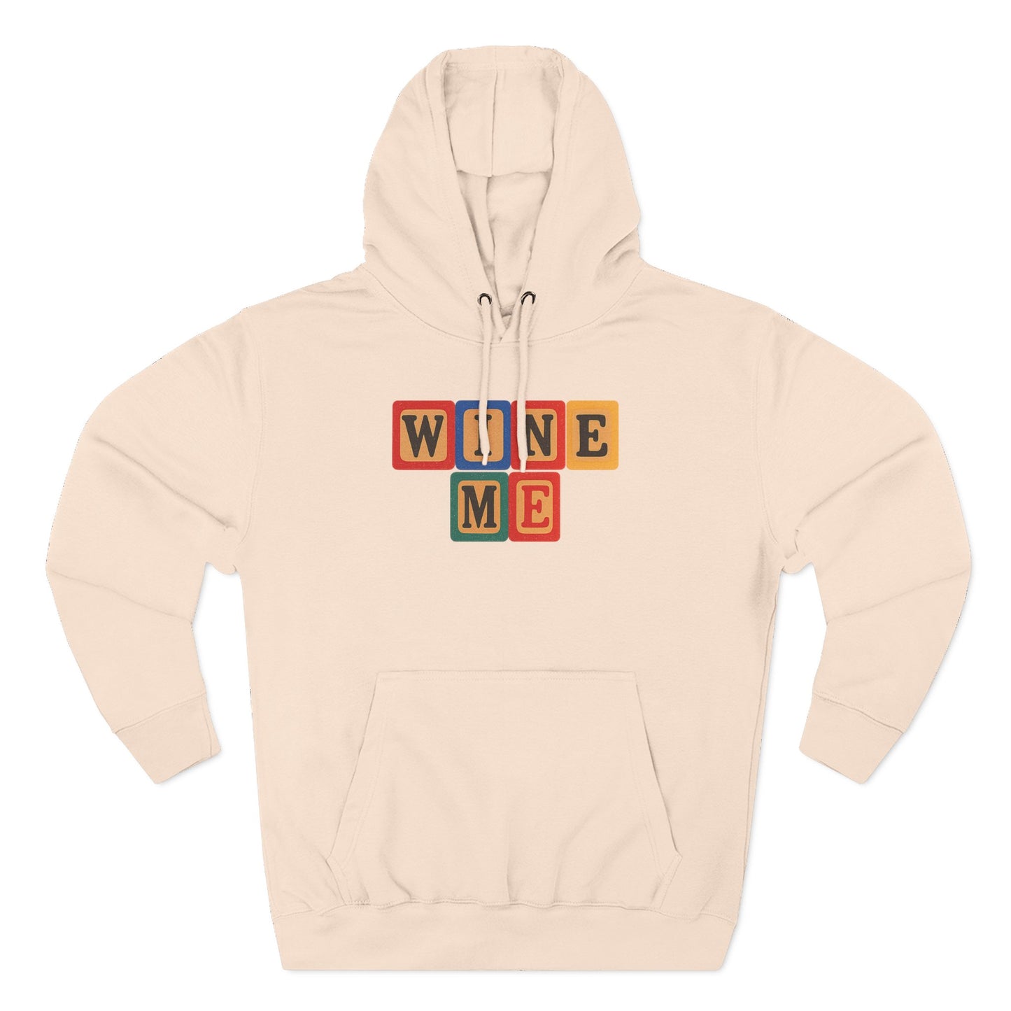 Blocked "Wine Me" Hoodie