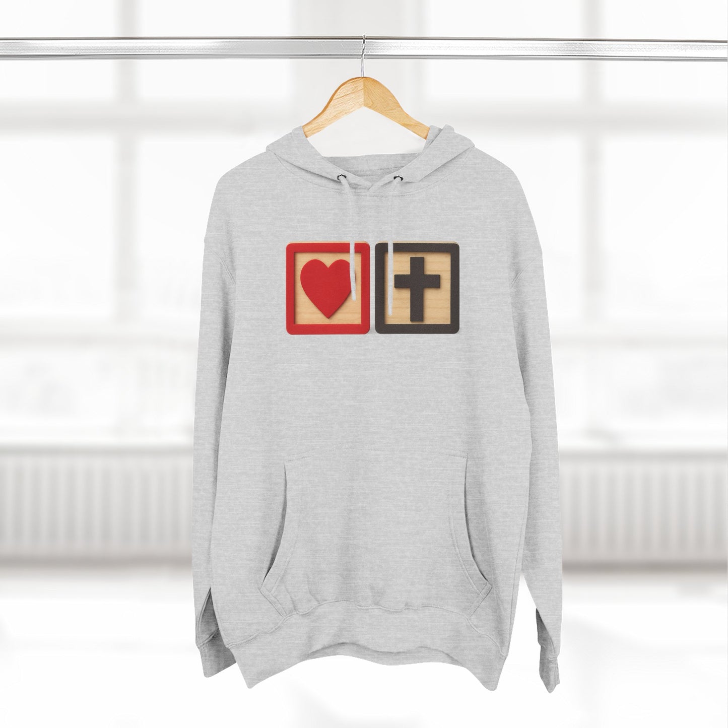 Blocked "Love Christ" Hoodie