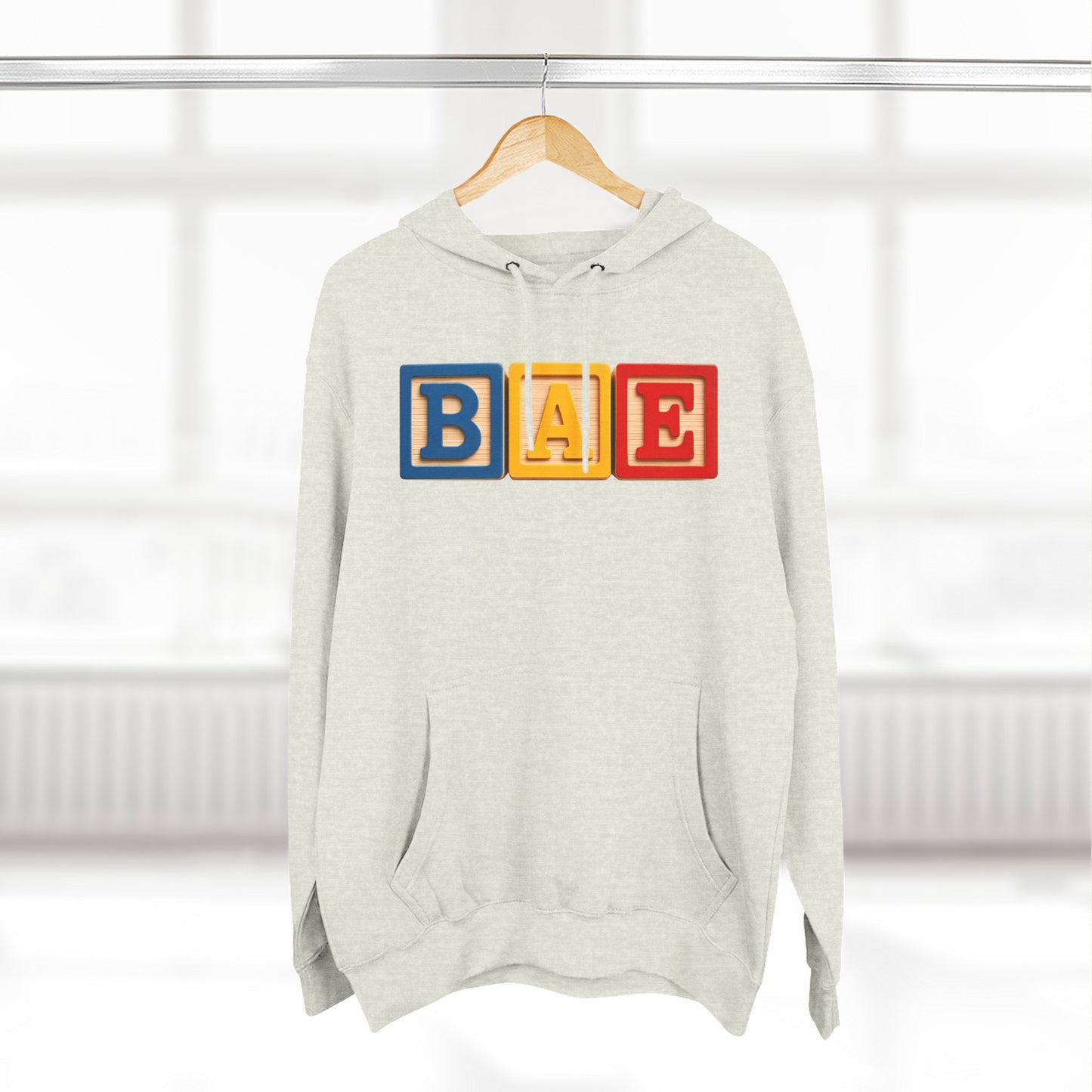 Blocked "BAE" Hoodie