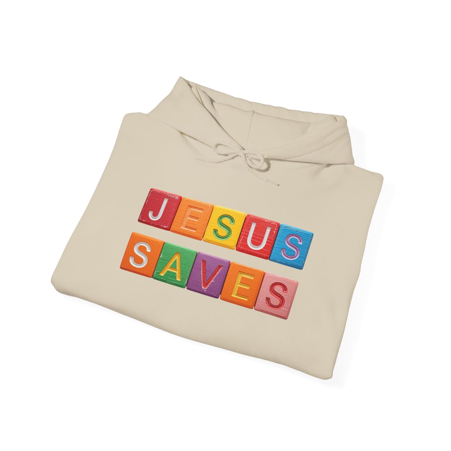 Blocked "Jesus Saves" Hoodie