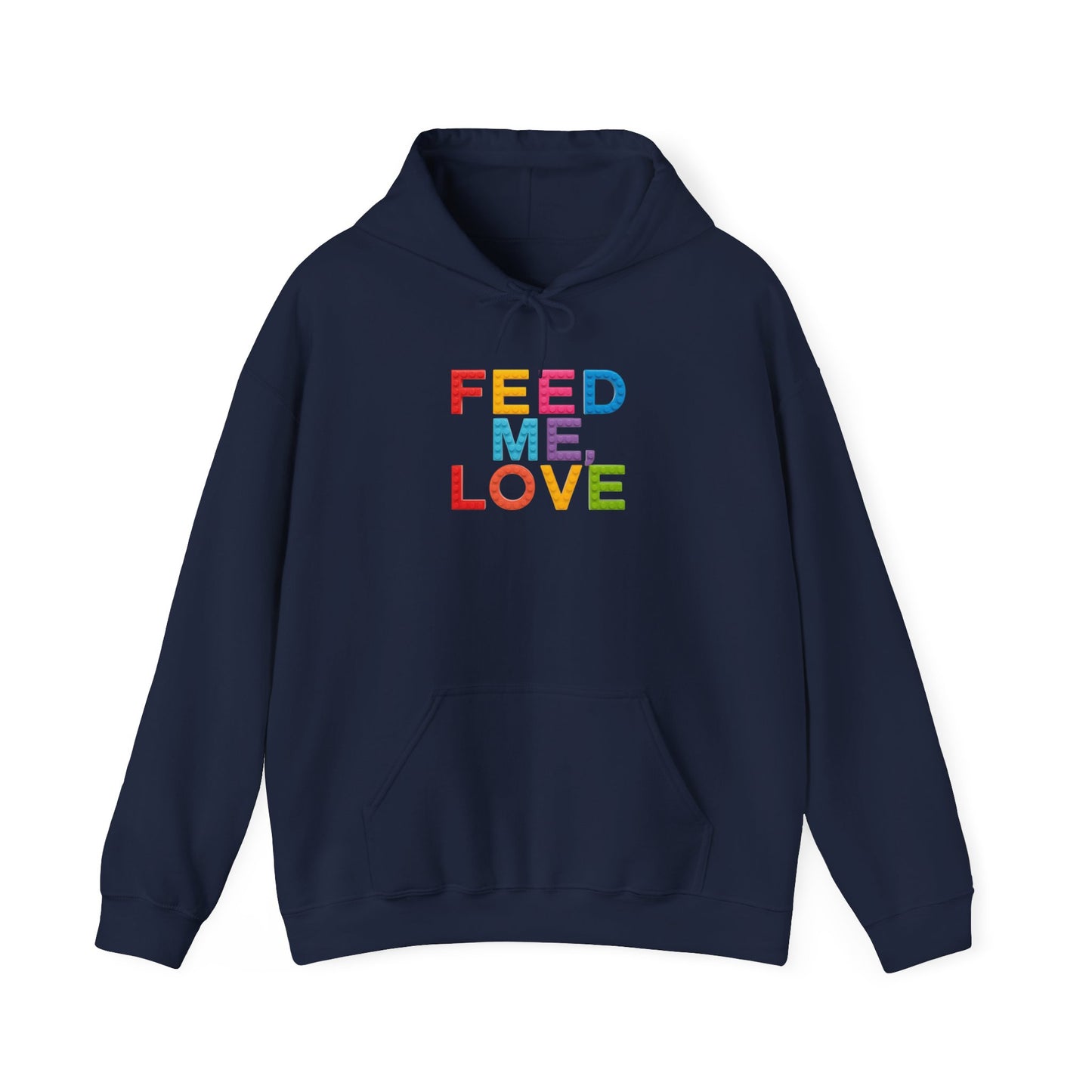 Blocked "Feed Me, Love" Hoodie