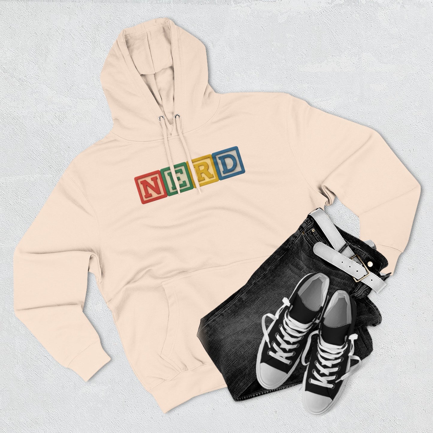Blocked "NERD" Hoodie