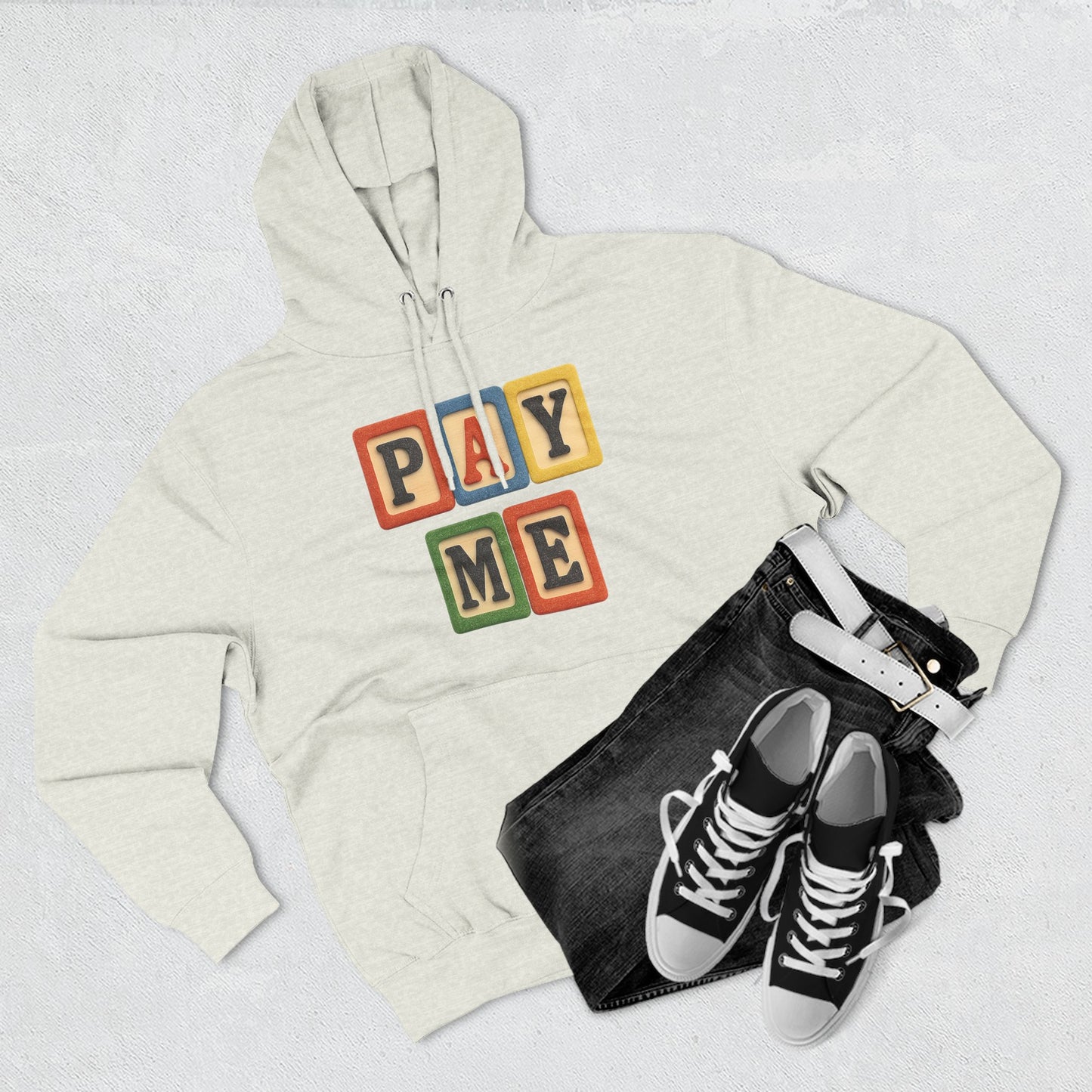 Blocked "Pay Me" Hoodie
