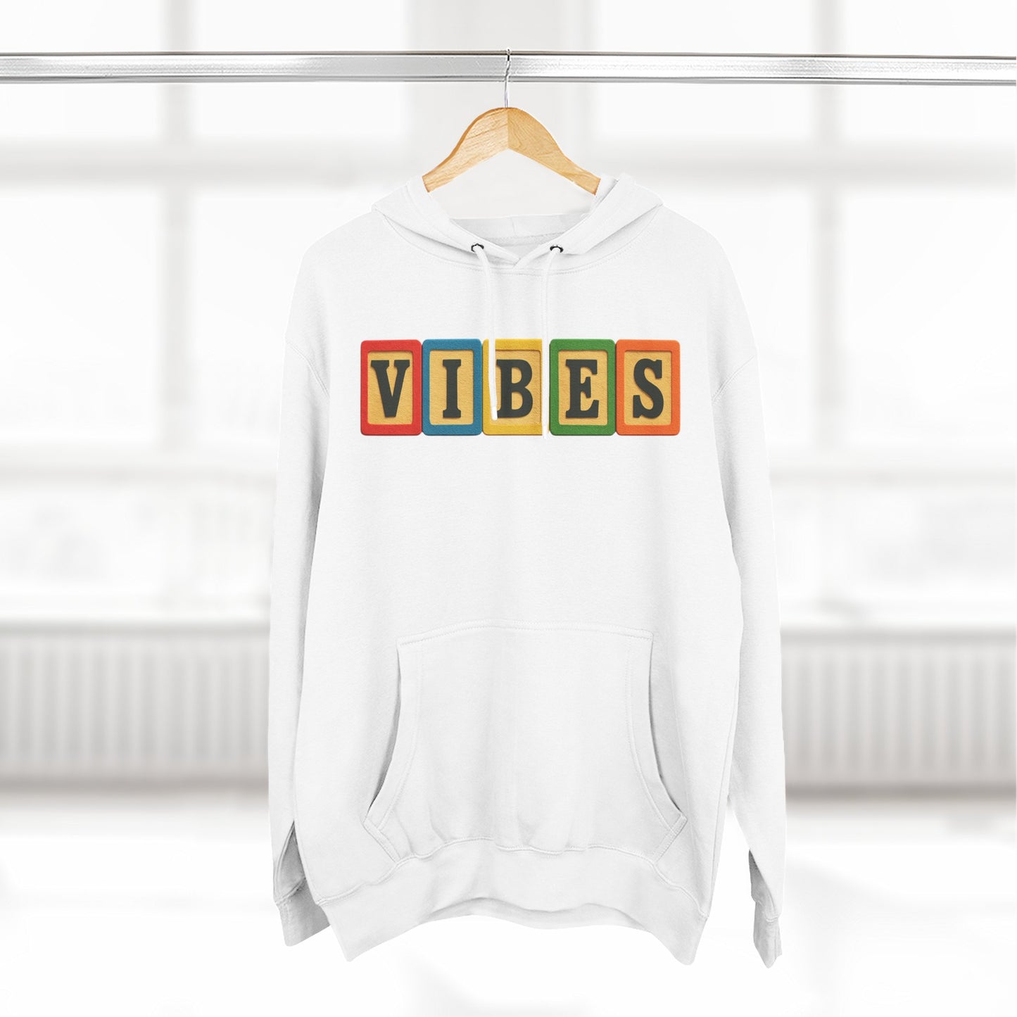 Blocked "VIBES" Hoodie