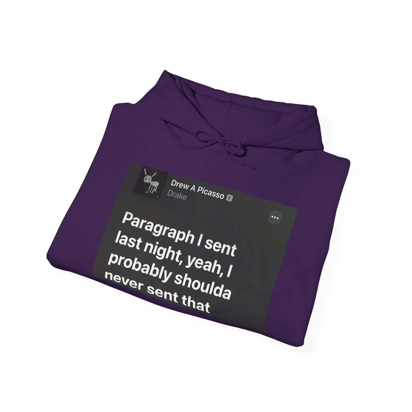 Blocked "Paragraph" Hoodie