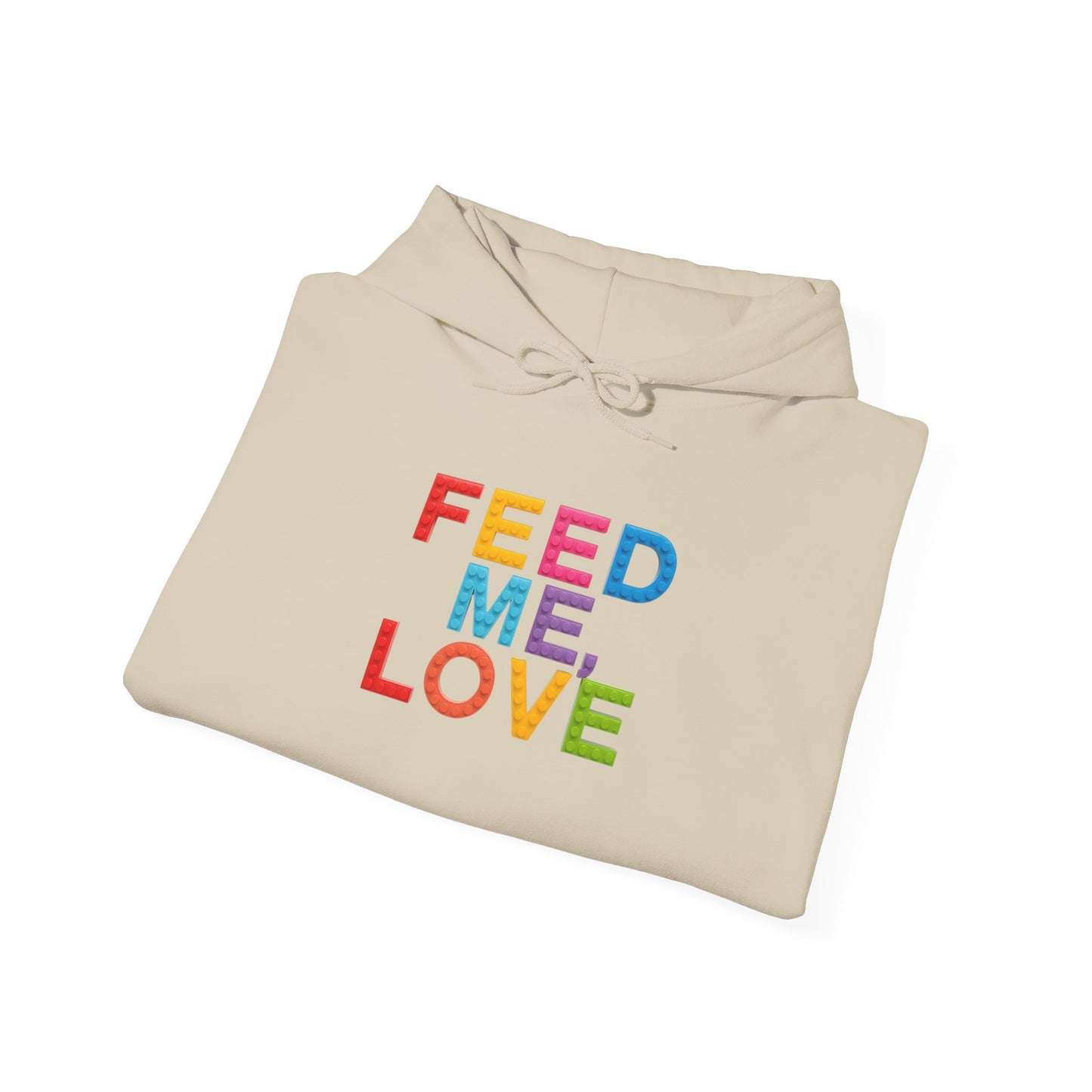 Blocked "Feed Me, Love" Hoodie
