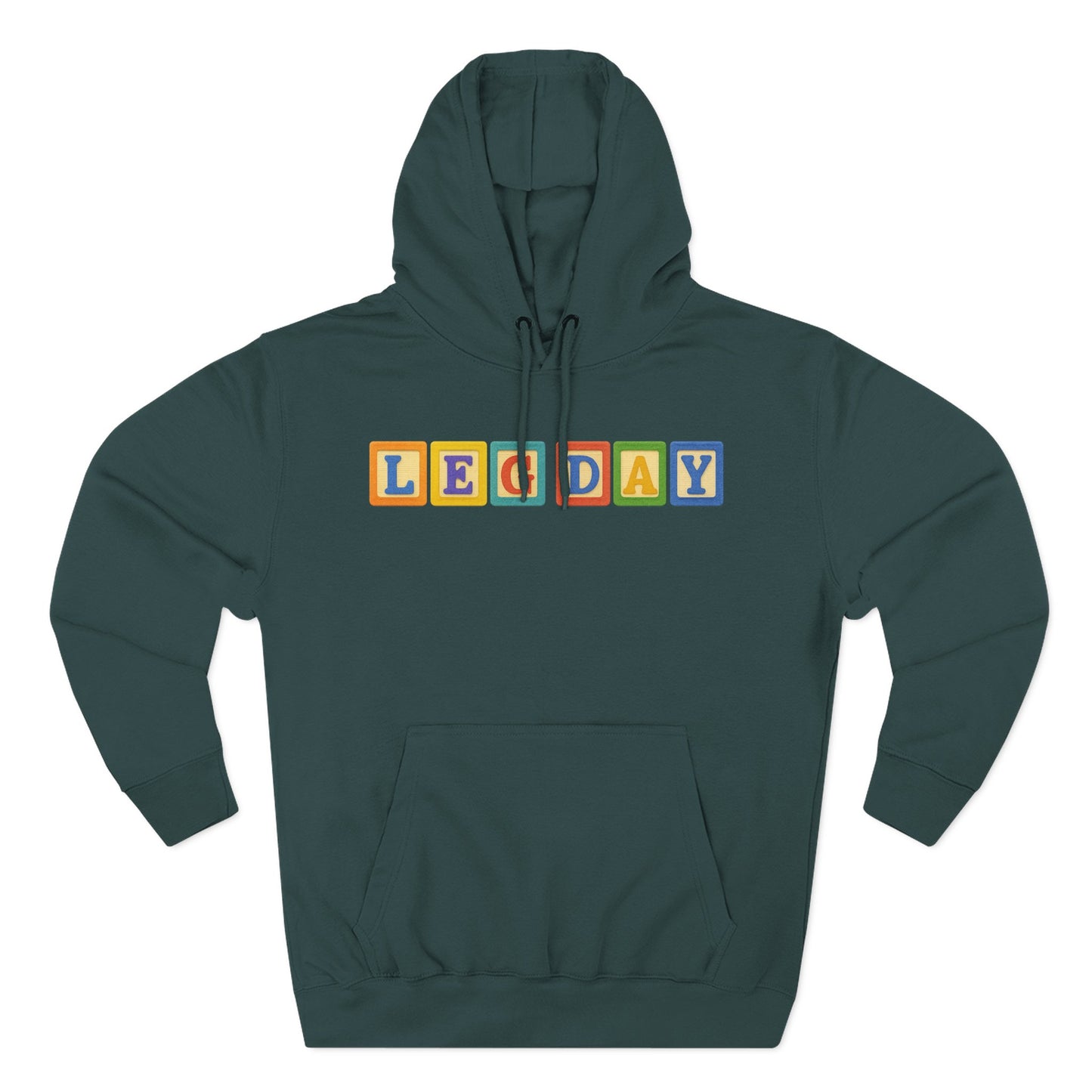Blocked "Leg Day" Hoodie