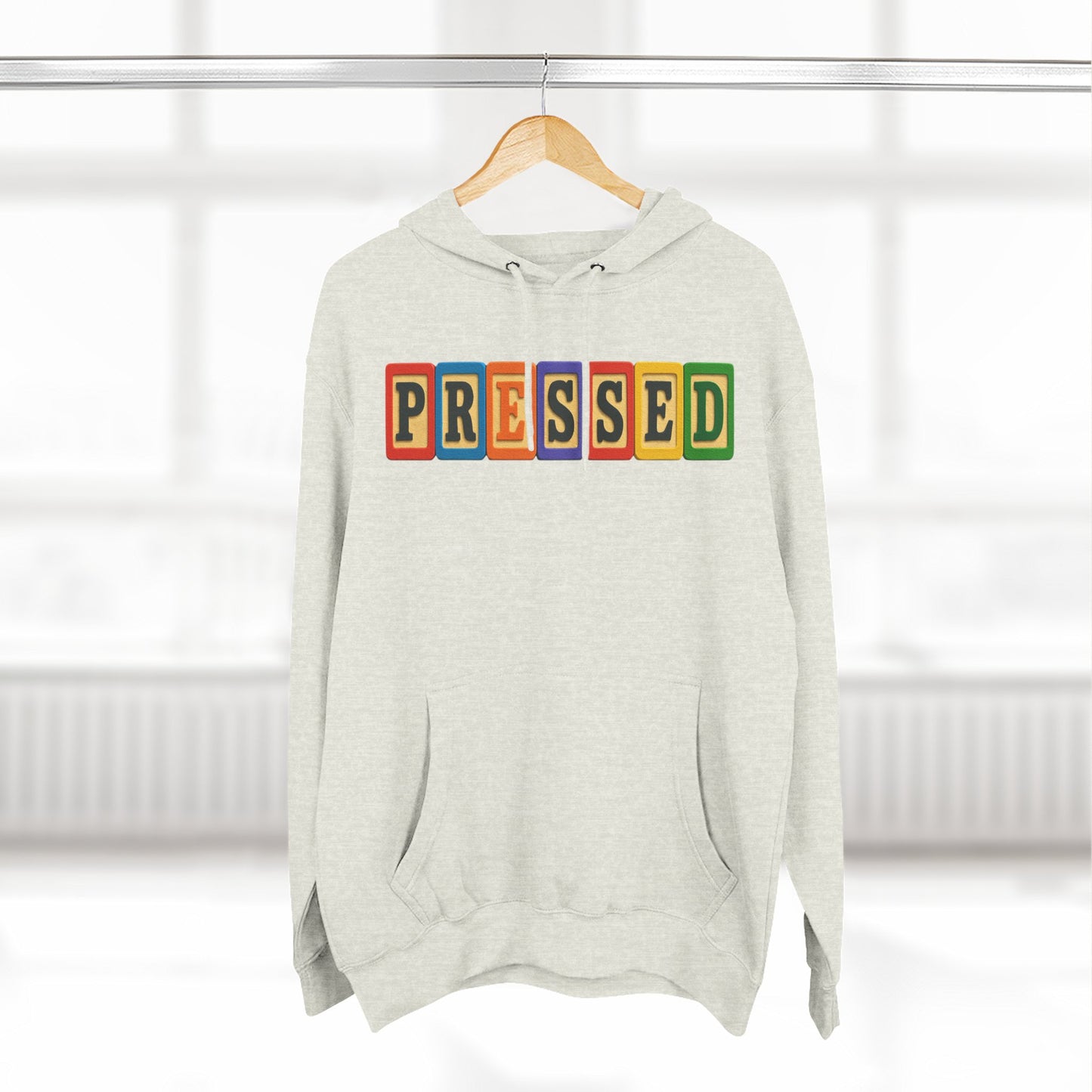 Blocked "Pressed" Hoodie