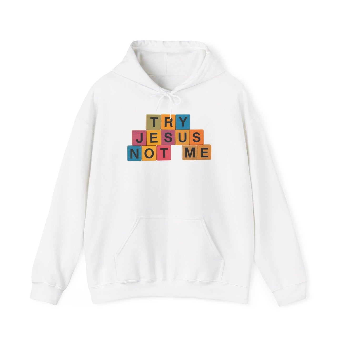 Blocked "Try Jesus" Hoodie
