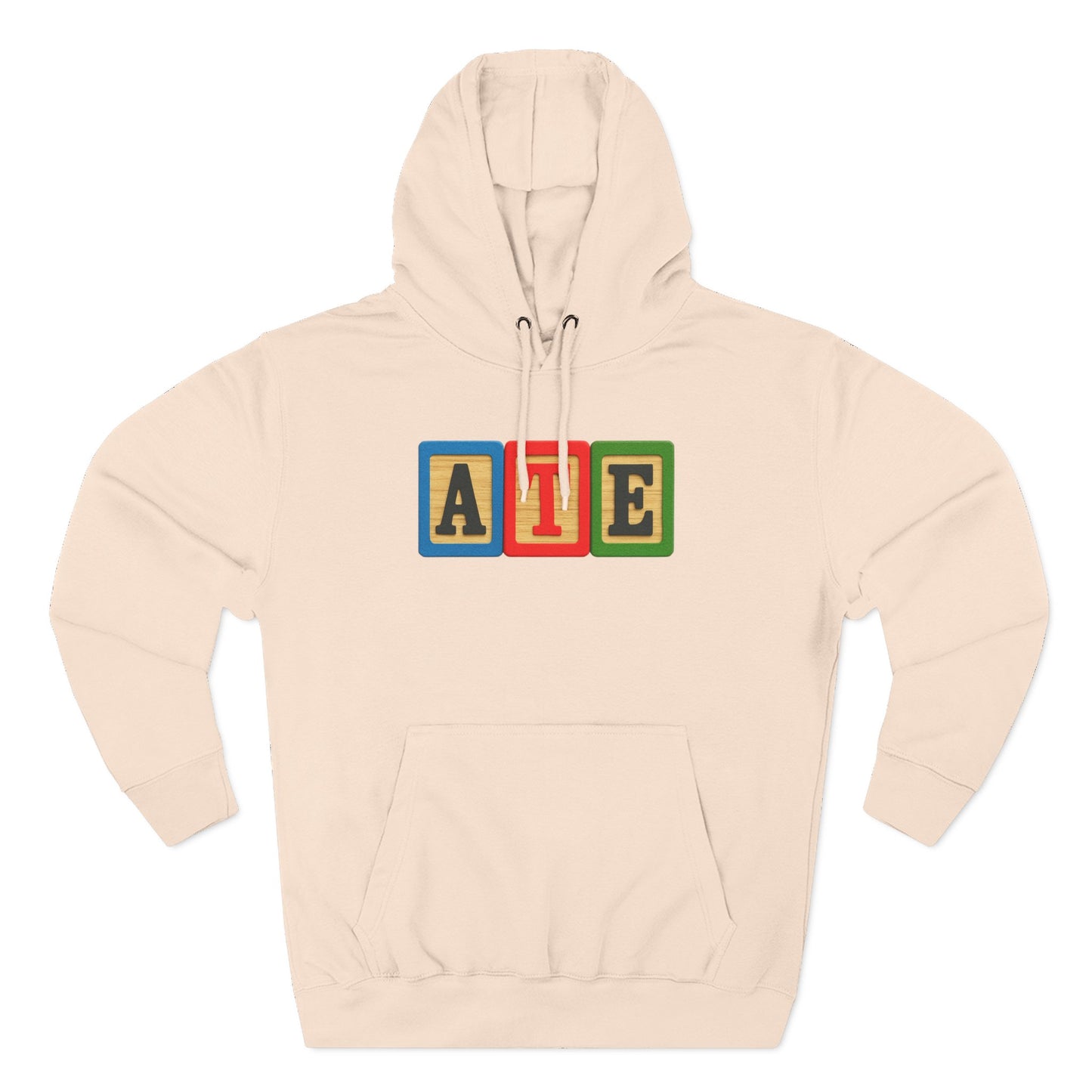 Blocked "ATE" Hoodie