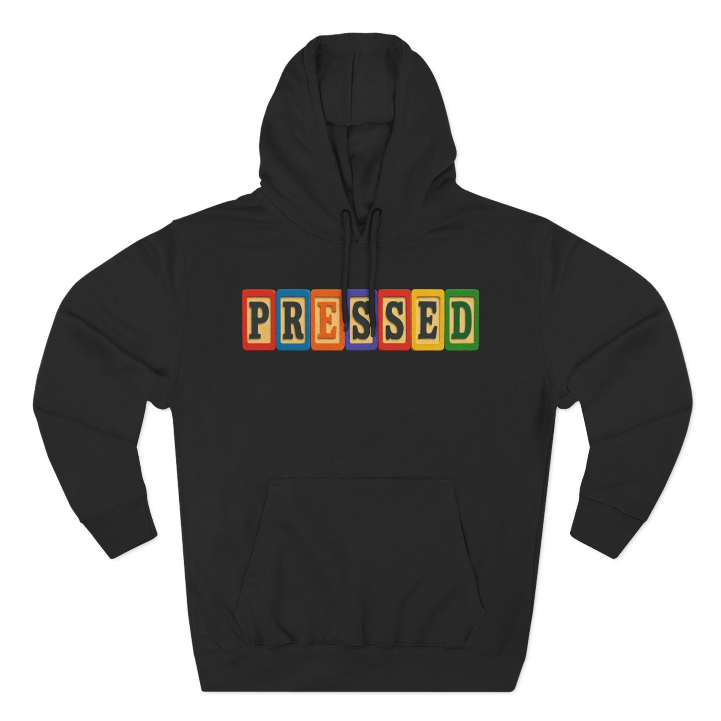 Blocked "Pressed" Hoodie