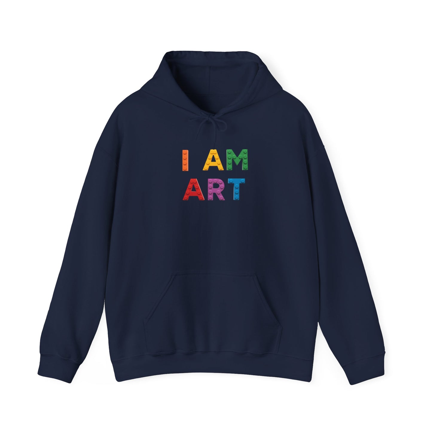 Blocked "I am Art" Hoodie