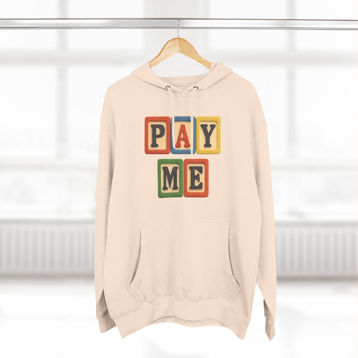 Blocked "Pay Me" Hoodie