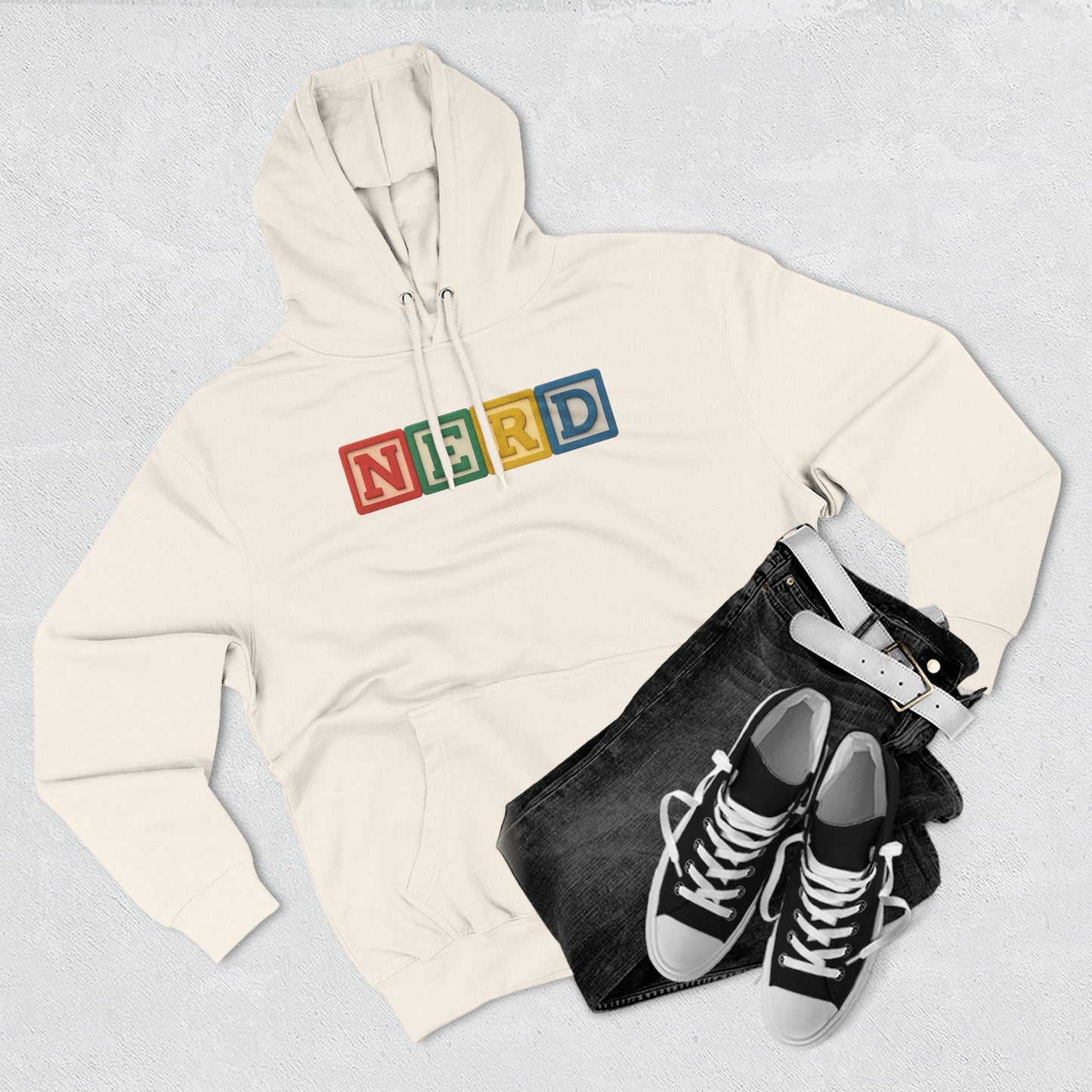 Blocked "NERD" Hoodie